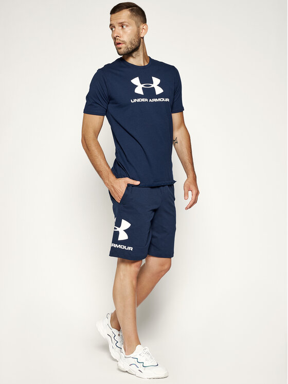 Under Armour Under Armour Tricou Ua Sportstyle Logo 1329590 Bleumarin Loose Fit