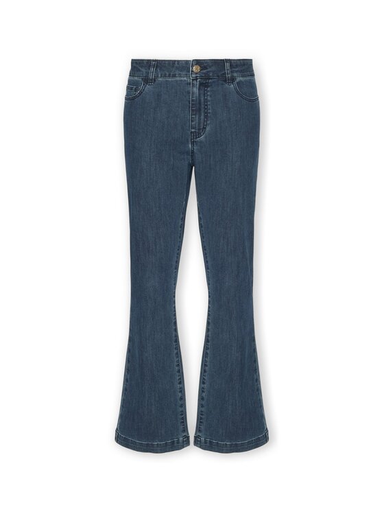 Elena Mirò Elena Mirò Jeansy P526P000408N034 Niebieski Flare Fit
