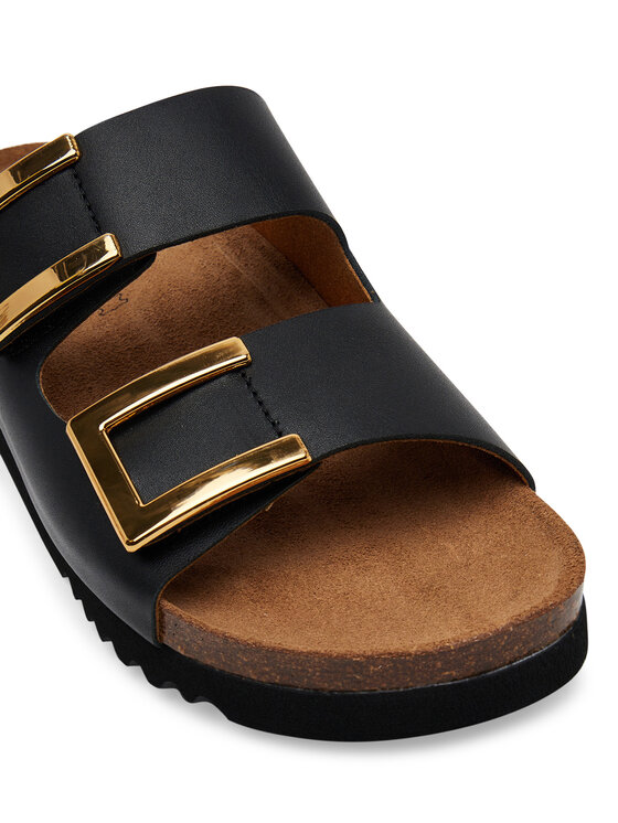 Scholl Scholl Plätud Mules Black Monterey 2 Straps Ad F305841004 1004 Must