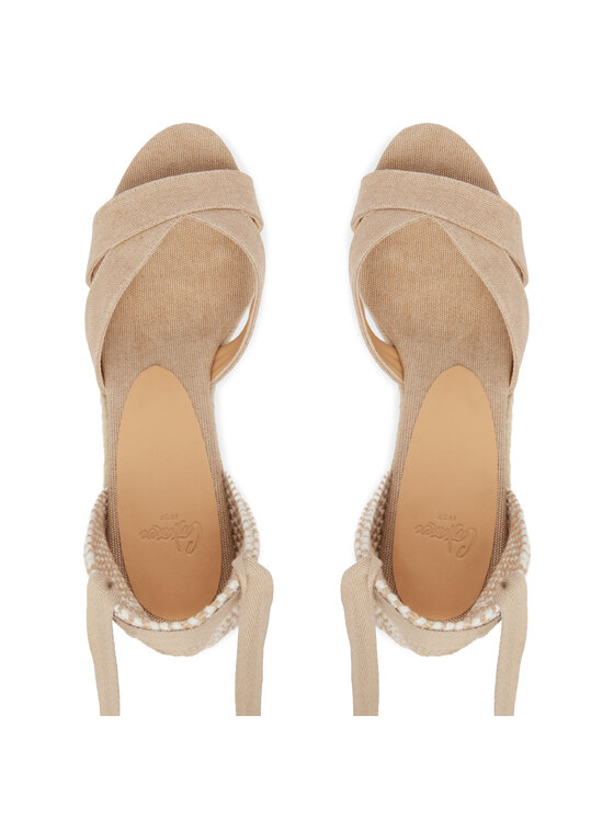 Castañer Castañer Espadryle Bailey 25633 Beżowy