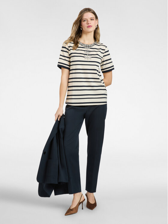 Elena Mirò Elena Mirò Pantaloni di tessuto P010P000498N054 Blu Regular Fit