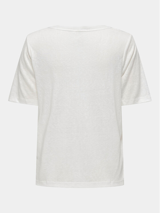 ONLY ONLY T-särk Elise 15257390 Valge Regular Fit