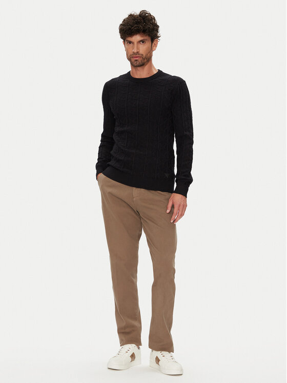 Guess Guess Džemper M5YR07 Z3FC2 Crna Regular Fit