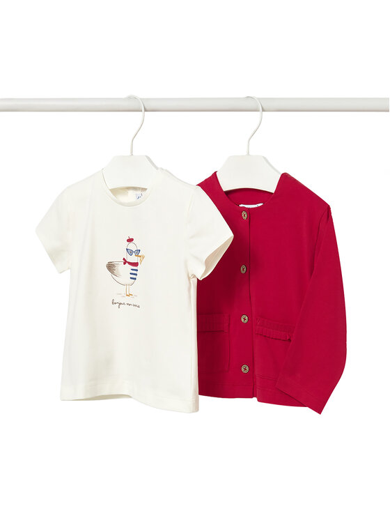 Mayoral Mayoral Kinderset 1749 Rot Regular Fit