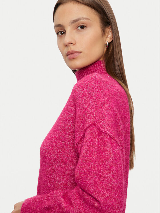 YAS YAS Rollkragenpullover 26030703 Rosa Relaxed Fit