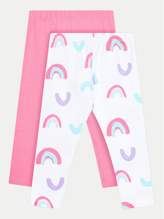 OVS Komplet legginsów 1975843 Biały Slim Fit