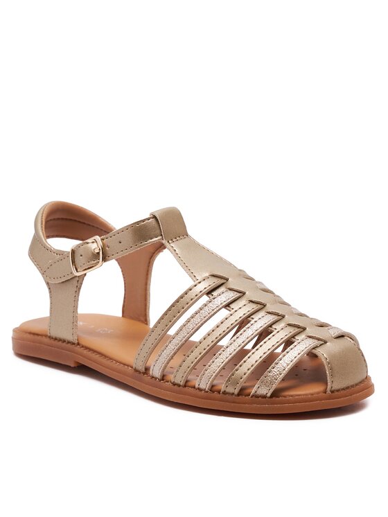 Geox Geox Sandále J Sandal Karly Girl J4535A 0NFQD C2010 S Zlatá