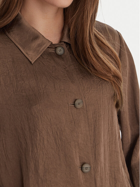 Marella Marella Camicia Albatro 2613041045 Marrone Regular Fit