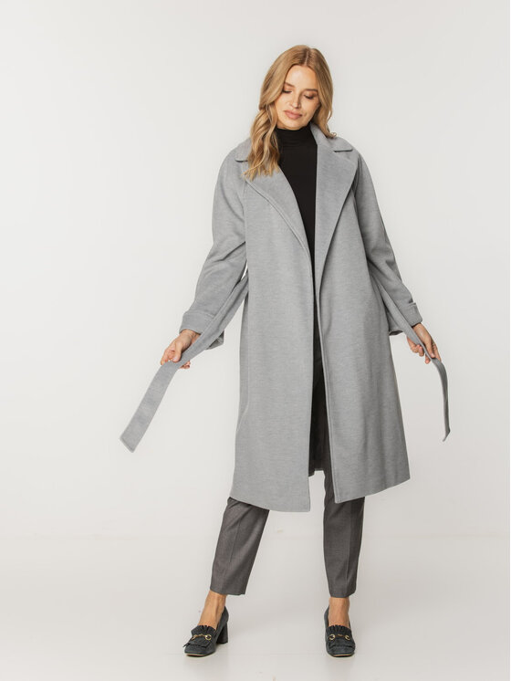 Willsoor Willsoor Płaszcz zimowy 65343 65344 Niebieski Regular Fit