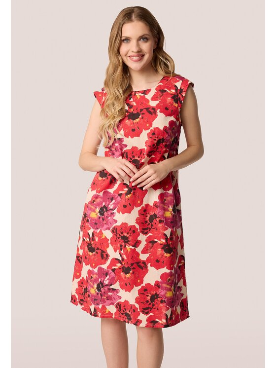 QUIOSQUE QUIOSQUE Každodenné šaty Quiosque 4UB002611 Červená Regular Fit