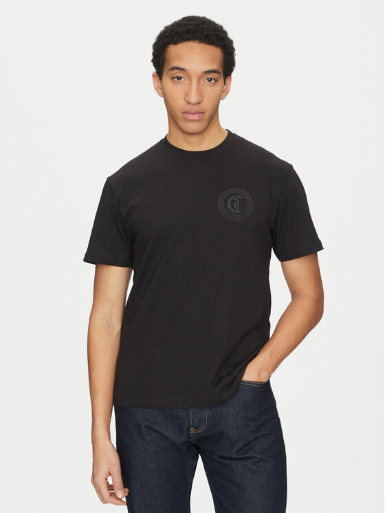 Just Cavalli T-shirt 78OAHT01 Nero Regular Fit, taglia : XL
