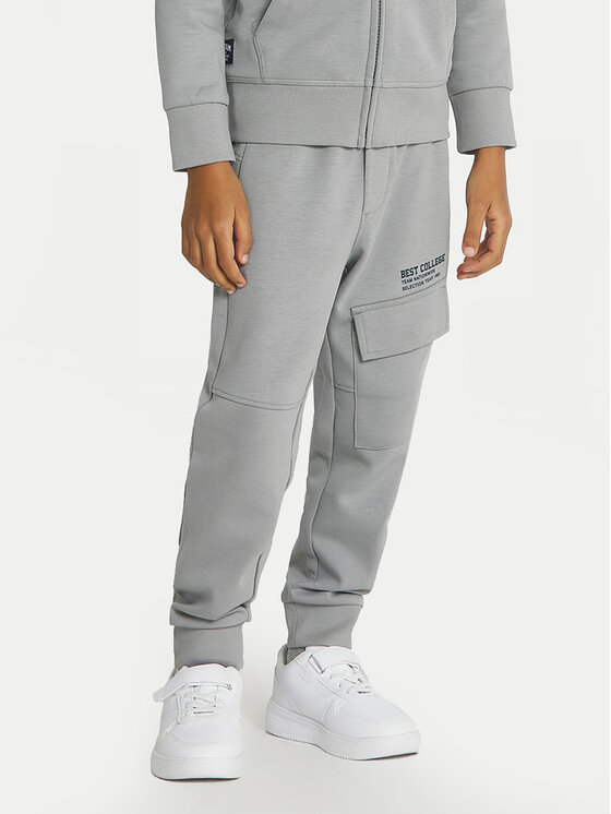 Original Marines Teplákové nohavice DEA2540B Sivá Regular Fit