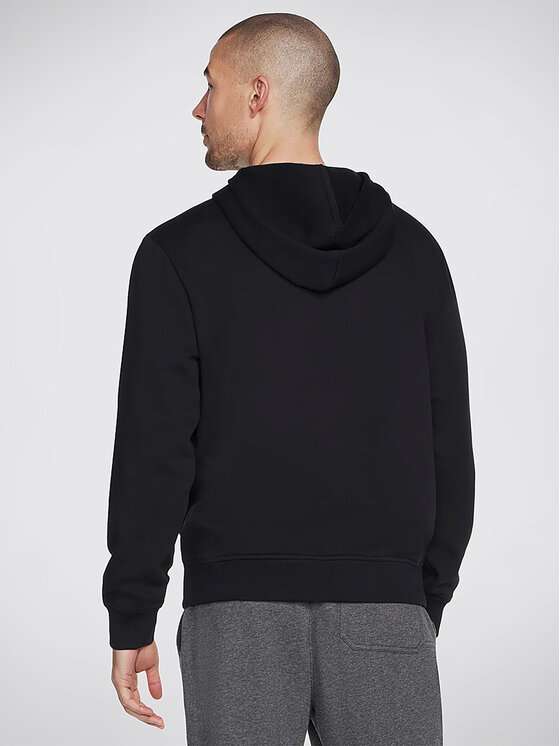 Skechers Skechers Bluză Sweats Incognito Hoodie HD6 Negru Regular Fit