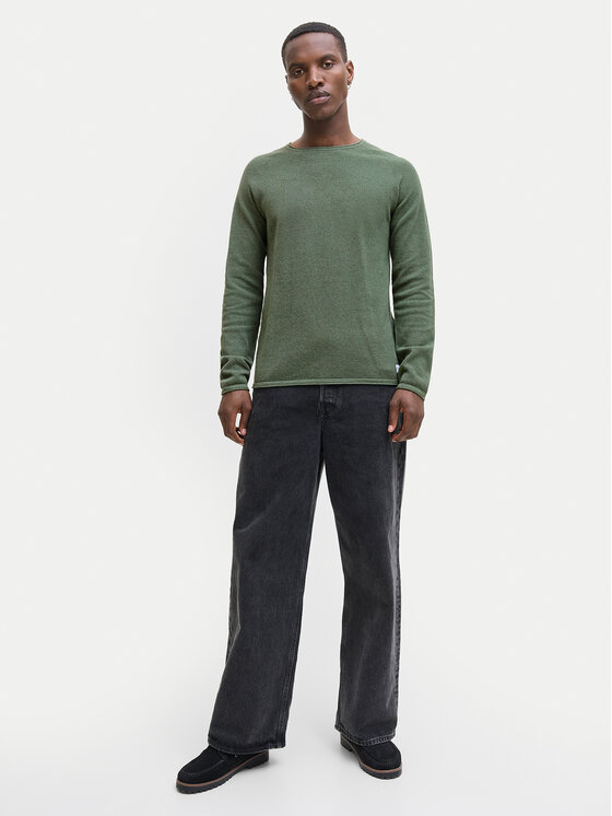 Jack&Jones Jack&Jones Džemper Hill 12157321 Zelena Regular Fit