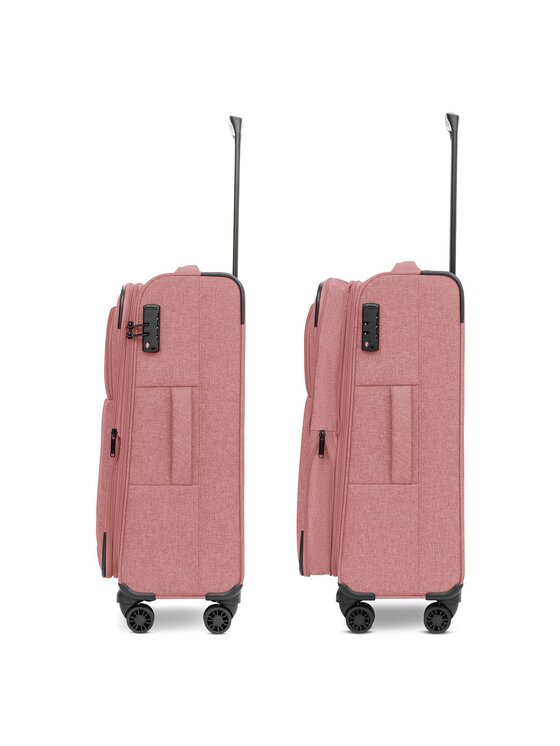 Redolz Redolz Komplet walizek 275610 Różowy