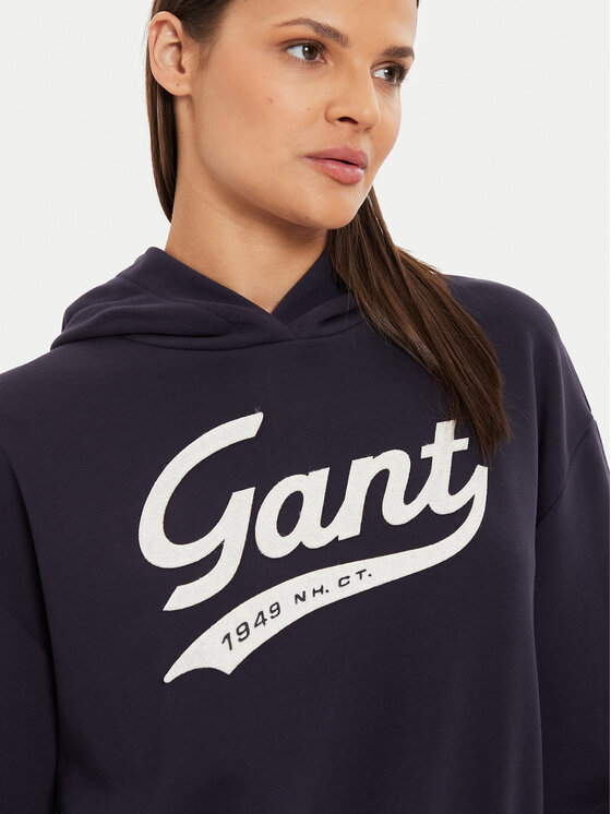 Gant Gant Džemperis 4200489 Tamsiai mėlyna Loose Fit
