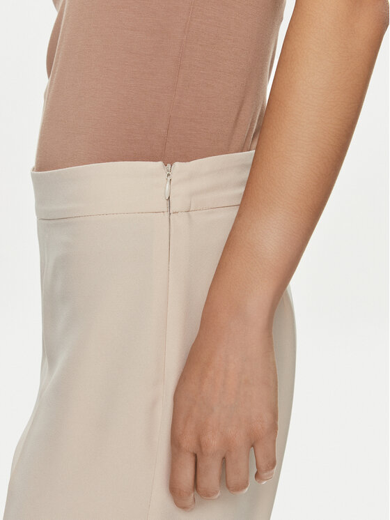 MAX&Co. MAX&Co. Текстилни панталони Nantes 24181310 Бежов Relaxed Fit