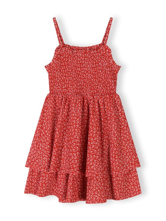minoti minoti Sukienka codzienna 30DRESS156 Czerwony Regular Fit