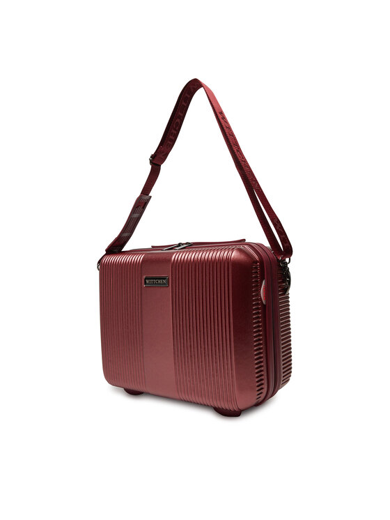 WITTCHEN WITTCHEN Potovalni kovček 56-3P-904-35 Bordo rdeča