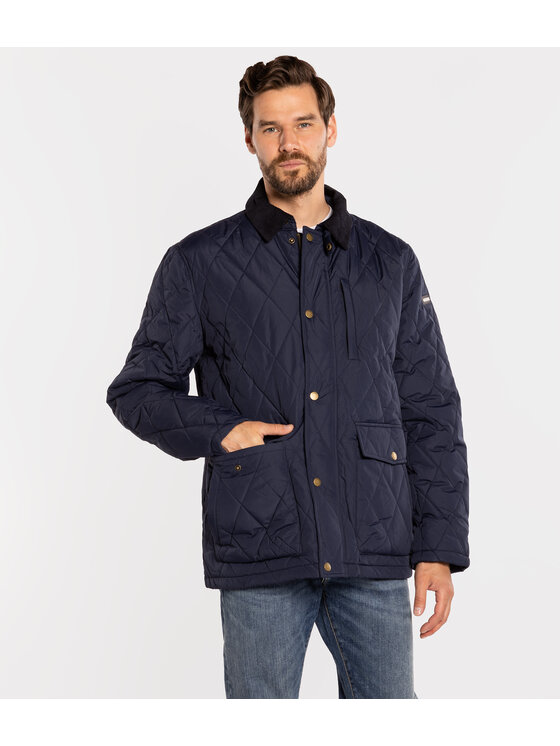 Lee Cooper Lee Cooper Kurtka zimowa LORANO Granatowy Regular Fit