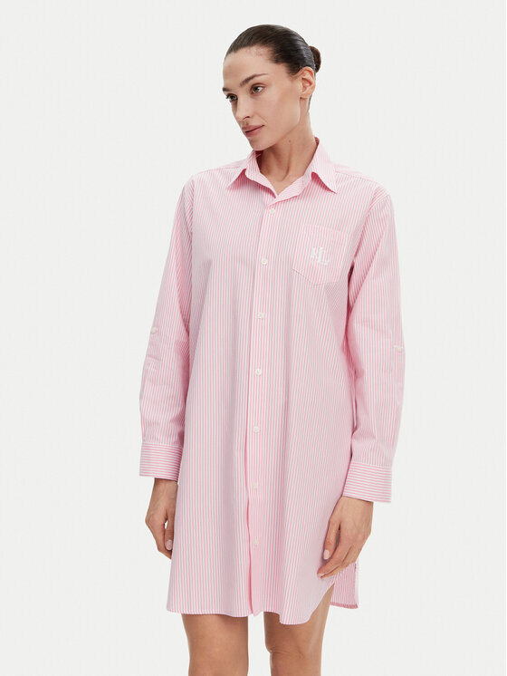 LAUREN RALPH LAUREN LAUREN RALPH LAUREN Cămașă de noapte ILN32315 Roz Relaxed Fit