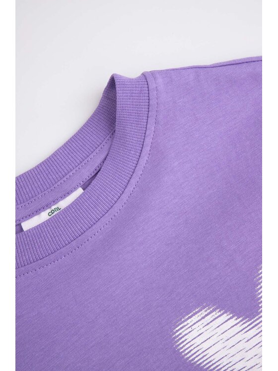 Coccodrillo Coccodrillo T-Shirt WC6143209MBJ-016 Fioletowy Regular Fit