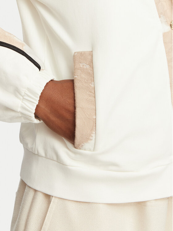 Liu Jo Sport Liu Jo Sport Strickjacke TA6197 FS090 Weiß Relaxed Fit