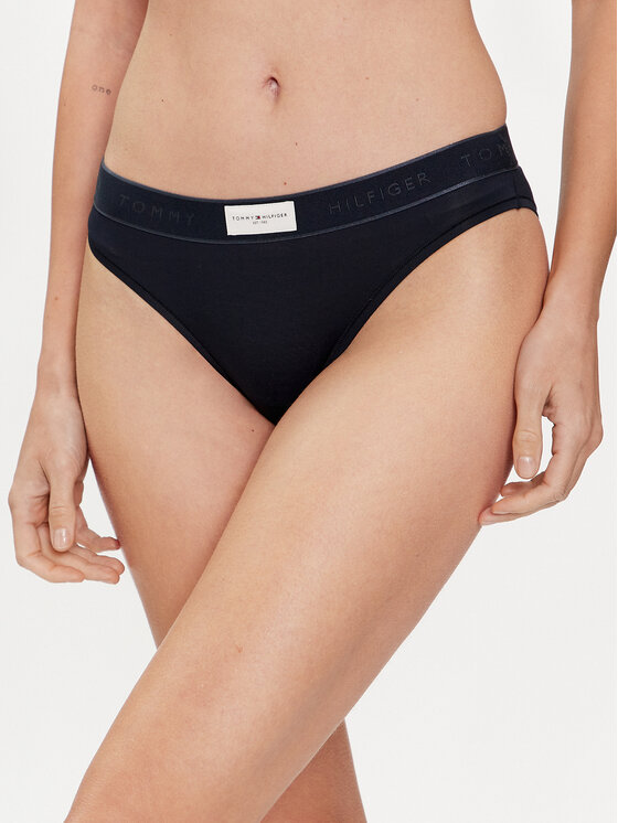 Tommy Hilfiger Klasické nohavičky UW0UW04811 Tmavomodrá