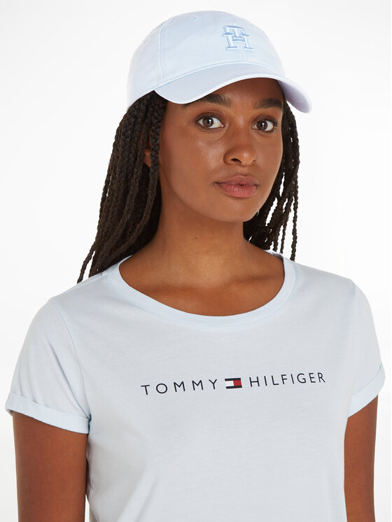 Tommy Hilfiger Tommy Hilfiger Бейсболка Beach Summer Soft Cap AW0AW16170 Блакитний
