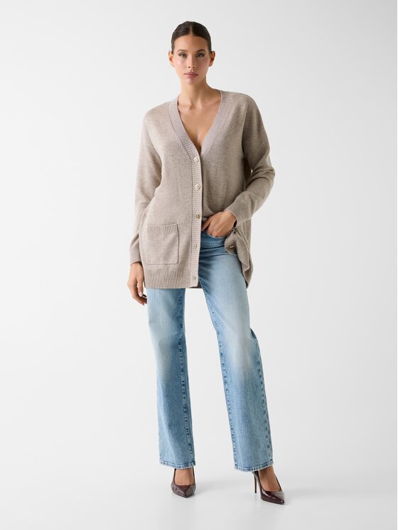 Guess Guess Svetr 180970 Béžová Classic Fit