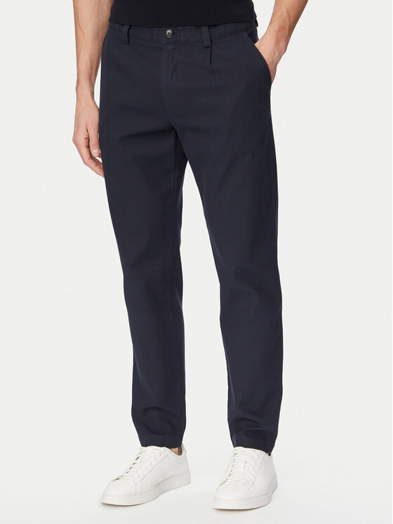BOSS BOSS Chinos 50559158 Sötétkék Tapered Fit