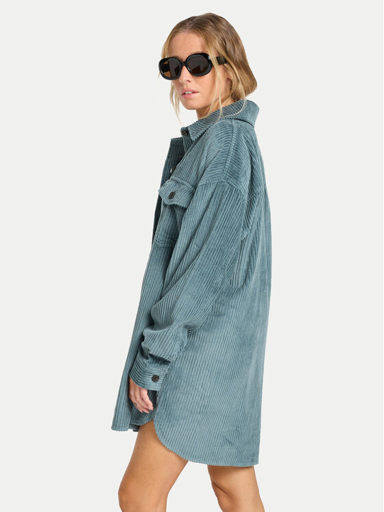 Billabong Billabong Srajčna obleka Winter Ocean EBJWD00149 Modra Boxy Fit