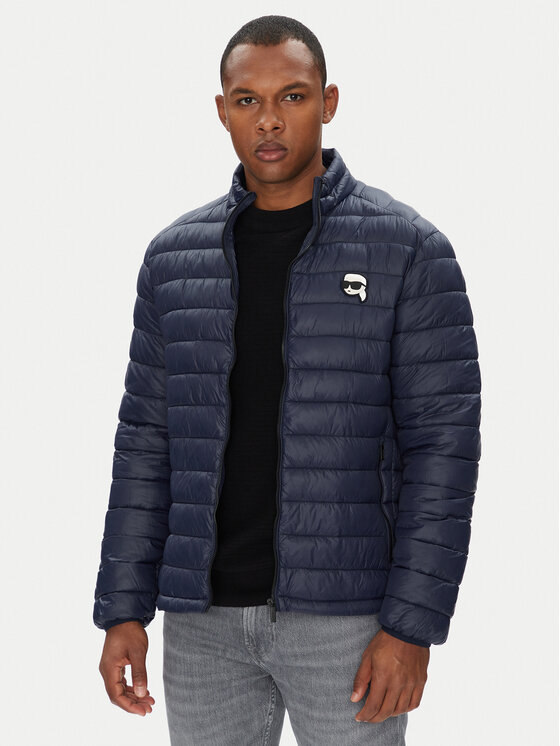 KARL LAGERFELD KARL LAGERFELD Bunda pro přechodné období 505710 553590 Tmavomodrá Regular Fit