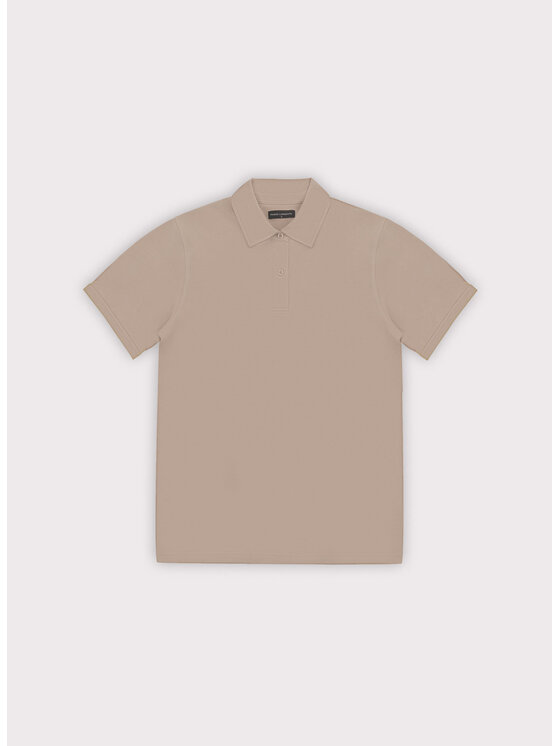 Pako Lorente Pako Lorente Polo P26SF-TX-017 Beżowy Classic Fit
