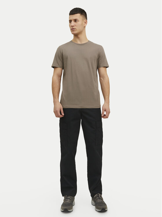Jack & Jones Jack & Jones Tričko Basic 12156101 Béžová Regular Fit