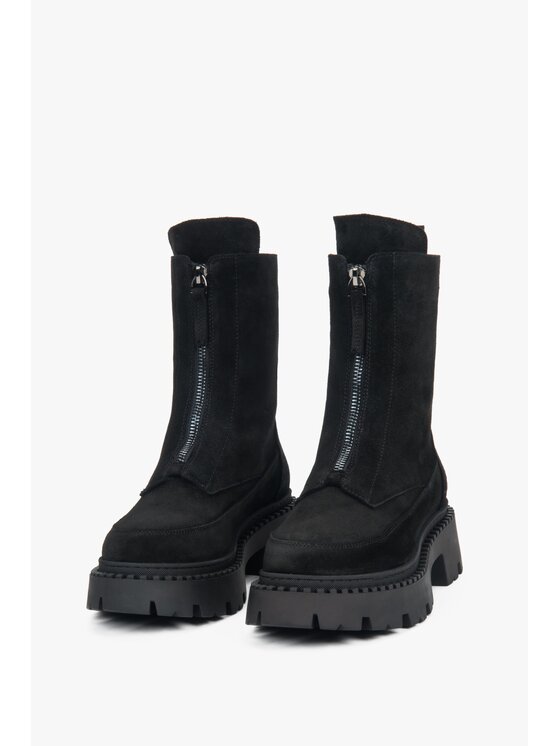 Estro Estro Μποτάκια ER00118125 Μαύρο