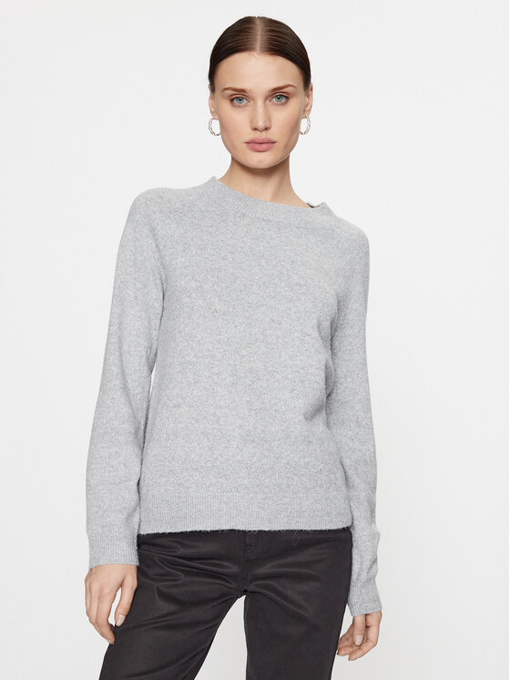ONLY ONLY Пуловер Rica 15204279 Сив Regular Fit