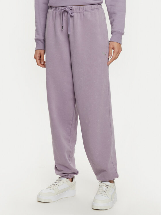 Damskie Spodnie dresowe Puma, Rozmiar XS, Fioletowe, Dare To 626802