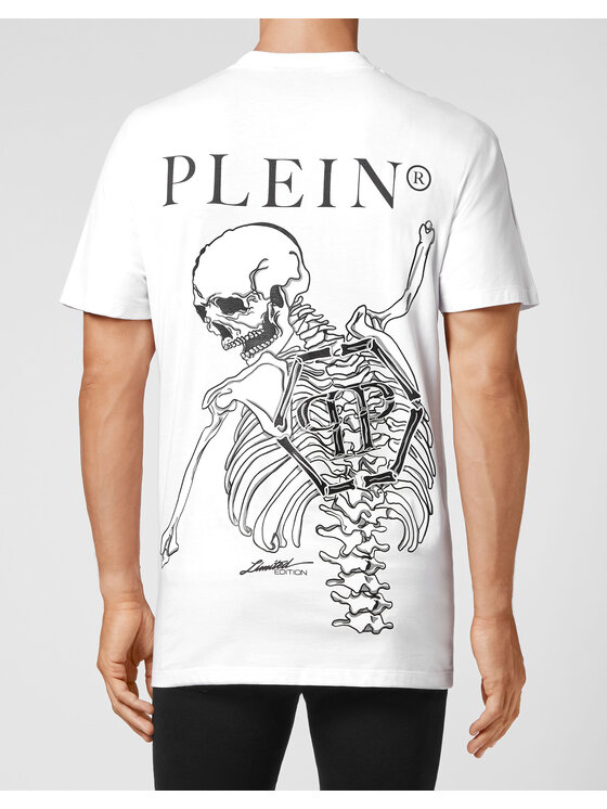 PHILIPP PLEIN PHILIPP PLEIN T-Shirt 6079 Bílá Regular Fit
