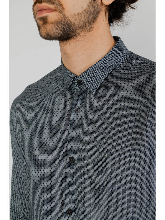 Armani Exchange Armani Exchange Koszula 3DZC48 ZNRNZ Szary Long Fit