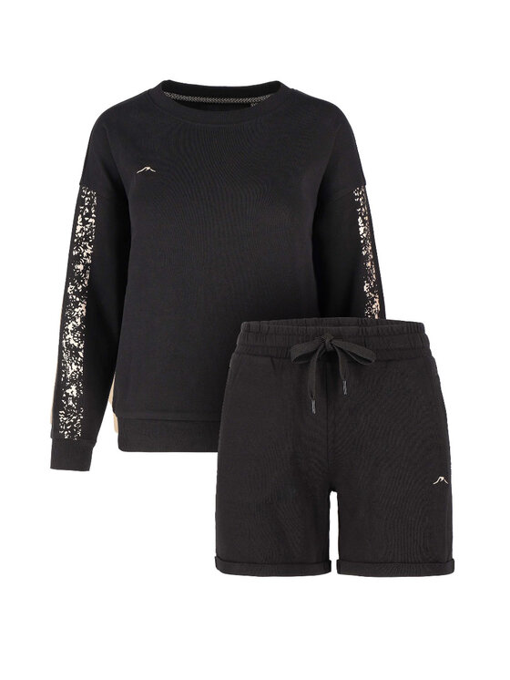 Volcano Volcano Szorty N-LUCIE Czarny Comfort Fit