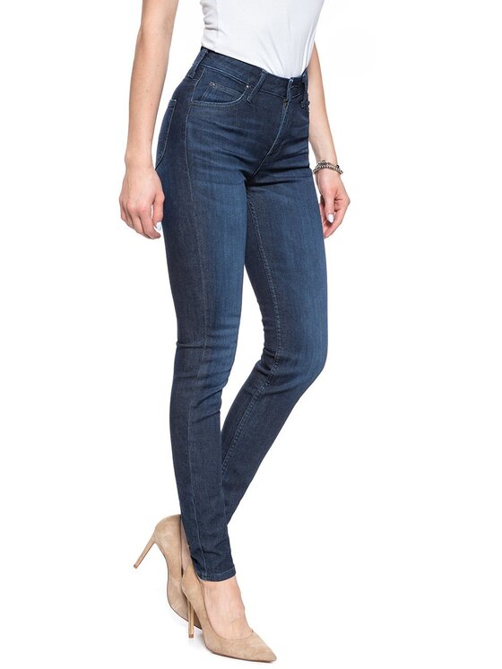 Lee Lee Jeansy SCARLETT HIGH Niebieski Skinny Fit