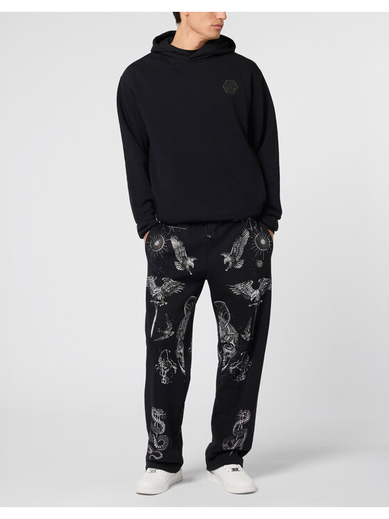 PHILIPP PLEIN PHILIPP PLEIN Spodnie dresowe 29863 Czarny Jogger Fit