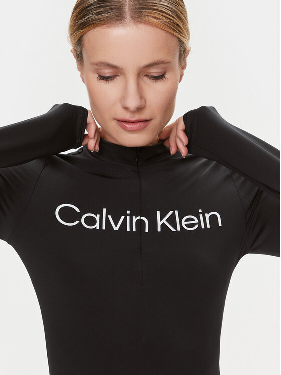 Calvin Klein Performance Calvin Klein Performance Funkčné tričko 00GWF3K245 Čierna Slim Fit