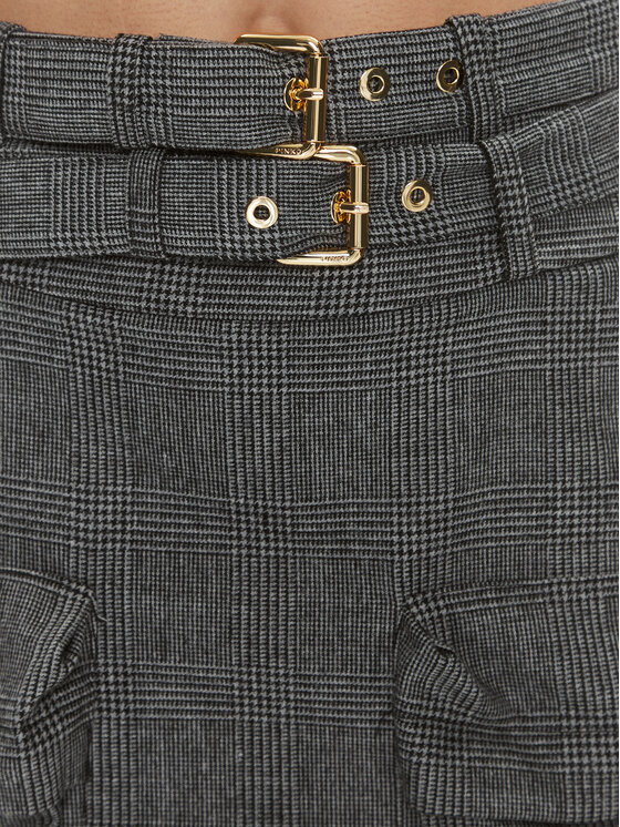 PINKO PINKO Мини пола Hello Kitty 102364 A07P Сив Regular Fit