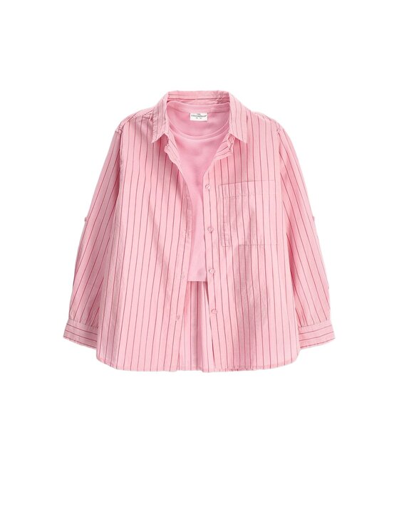 Coccodrillo Coccodrillo Košeľa ZC6117302SGJ-007 Ružová Regular Fit