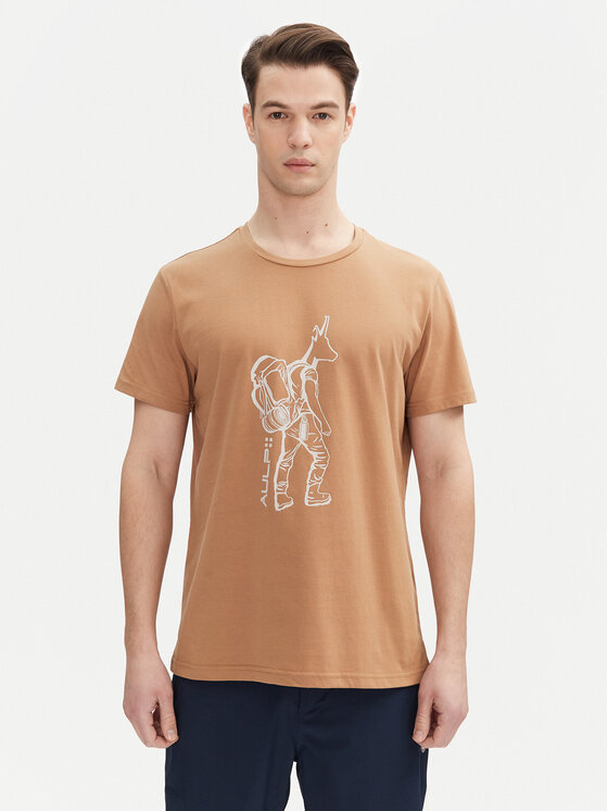 Aulp Aulp T-Shirt Ticco Oranžová Regular Fit