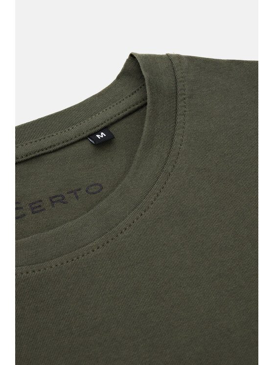 Lancerto Lancerto T-Shirt Linus TS073123000028 Zielony Regular Fit