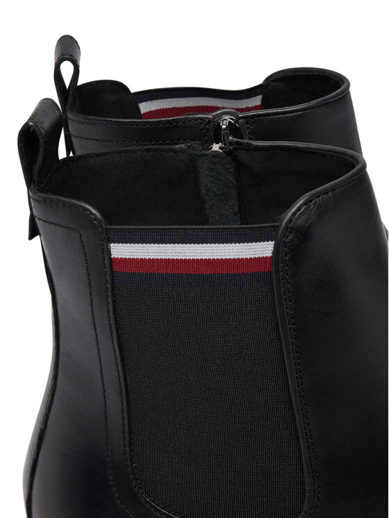 Tommy Hilfiger Tommy Hilfiger Botki Cleated Hilifger W FM0FM05728 Czarny