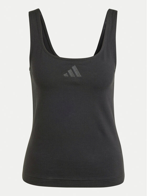 adidas adidas Top All SZN Luxe JJ2336 Czarny Slim Fit